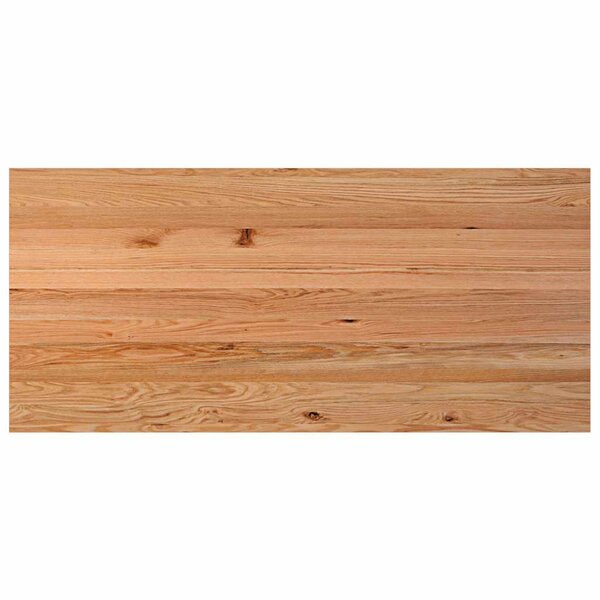 vidaXL Dessus de bureau marron clair bois chêne massif rectangulaire