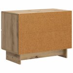 vidaXL Cabinet de chevet Chêne artisanal 62 x 34 5 x 47 5 cm