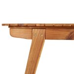 vidaXL Table de jardin 150x90x75 cm Bois d'acacia solide