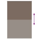 vidaXL Store enrouleur occultant café 150x230cm largeur du tissu