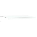 vidaXL Auvent Rétractable 600 × 350 cm Blanc