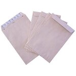 Enveloppe cellulose et kraft, format international c4, 229 x 324 mm, avec fenêtre, 90 g/m² fermeture autocollante, kraft blond (paquet 250 unités)
