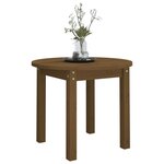vidaXL Table basse Marron miel Ø 55x45 cm Bois massif de pin