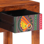 vidaXL Table de chevet 40x40x36 cm bois d'acacia massif