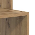 vidaXL Bureau Chêne artisanal 106 x 41 x 88.5 cm Bois d'ingénierie