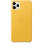 APPLE Coque cuir Citron givré pour iPhone 11 Pro Max