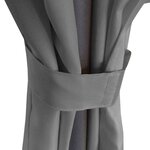 Vidaxl belvédère avec rideaux rond 3 5 x 2 7 m anthracite