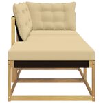 vidaXL Unité de canapé sectionnel Blanc 241 5 x 83 x 73 cm