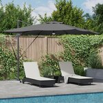 vidaXL Parasol Cantilever Roma Anthracite Large