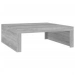 vidaXL Table basse Sonoma gris 100x100x35 cm Bois d'ingénierie