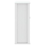 vidaXL Armoire murale de salle de bain BERG blanc bois massif