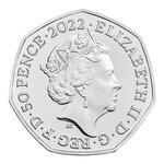 Pièce de monnaie 50 Pence Royaume-Uni Marche des Fiertés 2022 BU