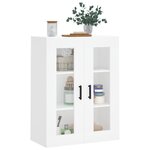 vidaXL Armoire murale blanc 69 5x34x90 cm