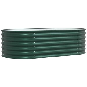 vidaXL Jardinière surélevée Vert 160 x 80 x 44 cm Acier