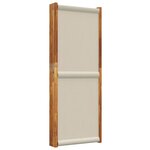vidaXL Cloison de séparation 5 panneaux gris clair 350x180 cm