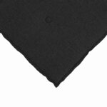 vidaXL Coussin de Dos Noir 60 x 19 x 50 cm tissu
