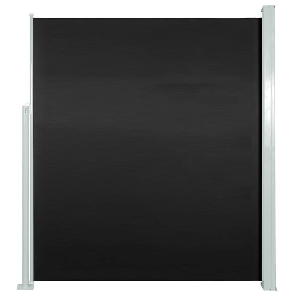 vidaXL Auvent latéral rétractable 160 x 500 cm Noir