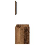 vidaXL Ensemble de meubles salle de bain 2 Pièces bois d'ingénierie