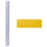 vidaXL Films pour fenêtre 2 Pièces dépoli motif de bambou PVC