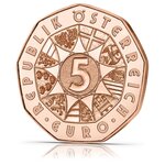 Pièce de monnaie 5 euro Autriche 2025 – Championne du monde de ski