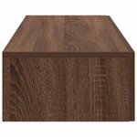 vidaXL Étagère murale avec tiroirs chêne marron bois d'ingénierie
