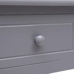 vidaXL Buffet Gris 108x45x76 cm Bois de Paulownia massif