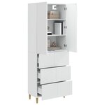 vidaXL Ensemble de Meubles 2 Pièces 66 x 34 5 x 90 cm Bois d'ingénierie