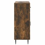 vidaXL Buffet Chêne fumé 66 x 34 5 x 89 5 cm Bois d'ingénierie