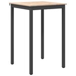vidaXL Table de bar Naturel 110 x 55 x 105 cm Bois de pin massif