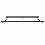 vidaXL Cadre d'auvent Vert et blanc 350 x 250 cm