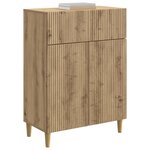 vidaXL Buffet Chêne artisanal 66 x 34 5 x 90 cm Bois d'ingénierie