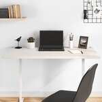 vidaXL Dessus de bureau blanc 100x60x2 5 cm bois massif de pin