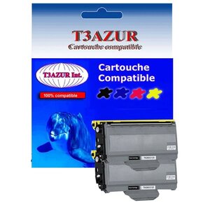 2 Toners compatibles  pour RICOH LJ2200, LJ2250, LJ2250N, TN2120 - 2 600 pages - T3AZUR
