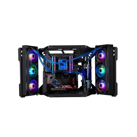 Boîtier PC Gaming - COOLER MASTER - MasterFrame 700 - Chassis Open-Air, Support VESA, Tempered glass - Noir ( MCF-MF700-KGNN-S00 )