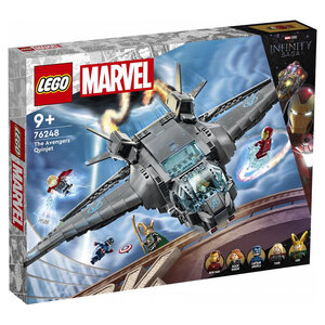 Quinjet des Avengers LEGO® Marvel Super Héros™ - Modèle 76248 avec Minifigurines et Accessoires