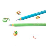 Legami RPS0001 - Set de 6 crayons à papier HB en papier recyclé