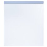 vidaXL Film de fenêtre statique dépoli gris 90x2000 cm PVC