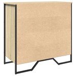 vidaXL Armoire à chaussures chêne sonoma 80x38x78 cm bois d'ingénierie