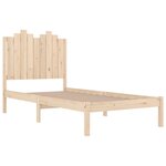 vidaXL Cadre de lit Bois de pin massif 100x200 cm