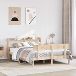 vidaXL Cadre de lit sans matelas 120x190 cm bois de pin massif