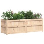vidaXL Jardinière 150x50x50 cm bois de pin massif