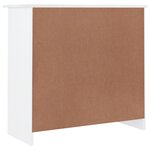 vidaXL Buffet ALTA blanc 77x35x73 cm bois massif de pin