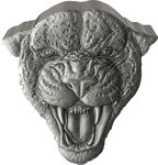Pièce de monnaie en Argent 5 Dollars g 62.2 (2 oz) Millésime 2023 Fierce Nature LEOPARD