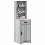 vidaXL Haut Armoire Gris Sonoma 40 x 40 5 x 135 cm Bois d'ingénierie