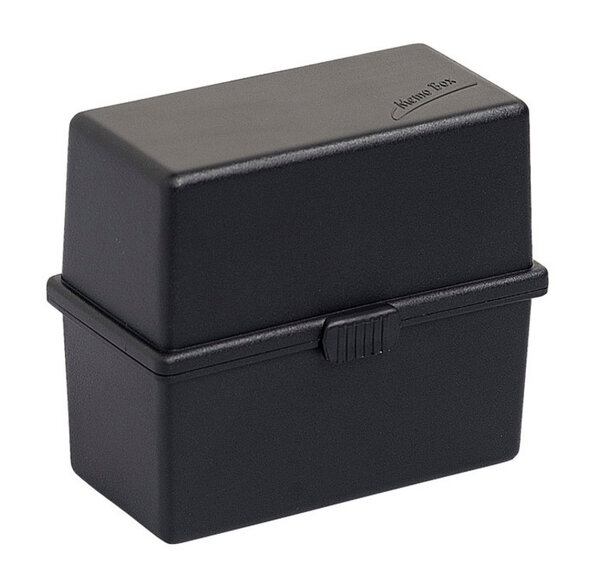 Boite à fiches MEMO-BOX A8 noir EXACOMPTA