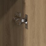 vidaXL Buffet en chêne artisanal 70x35x180 cm Bois d'ingénierie
