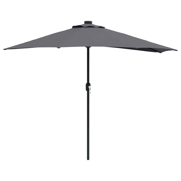 vidaXL Parasol de jardin Anthracite 294 x 150 x 224 cm tissu
