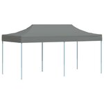 vidaXL Tente de réception pliable 3 x 6 m Anthracite