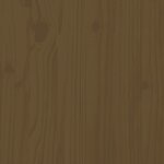 vidaXL Tête de lit murale Marron miel 185x3x60 cm Bois massif de pin