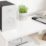 vidaXL Meuble TV Blanc 60 x 30 x 40 cm Bois d'ingénierie